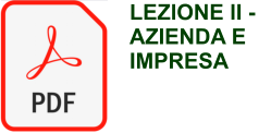 LEZIONE II - AZIENDA E IMPRESA
