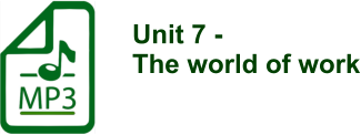 Unit 7 -  The world of work