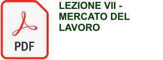 LEZIONE VII - MERCATO DEL LAVORO