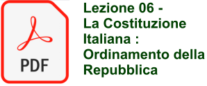Lezione 06 - La Costituzione Italiana : Ordinamento della Repubblica