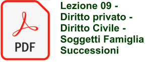 Lezione 09 - Diritto privato - Diritto Civile - Soggetti Famiglia Successioni