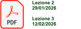Lezione 2 29/01/2026  Lezione 3 12/02/2026